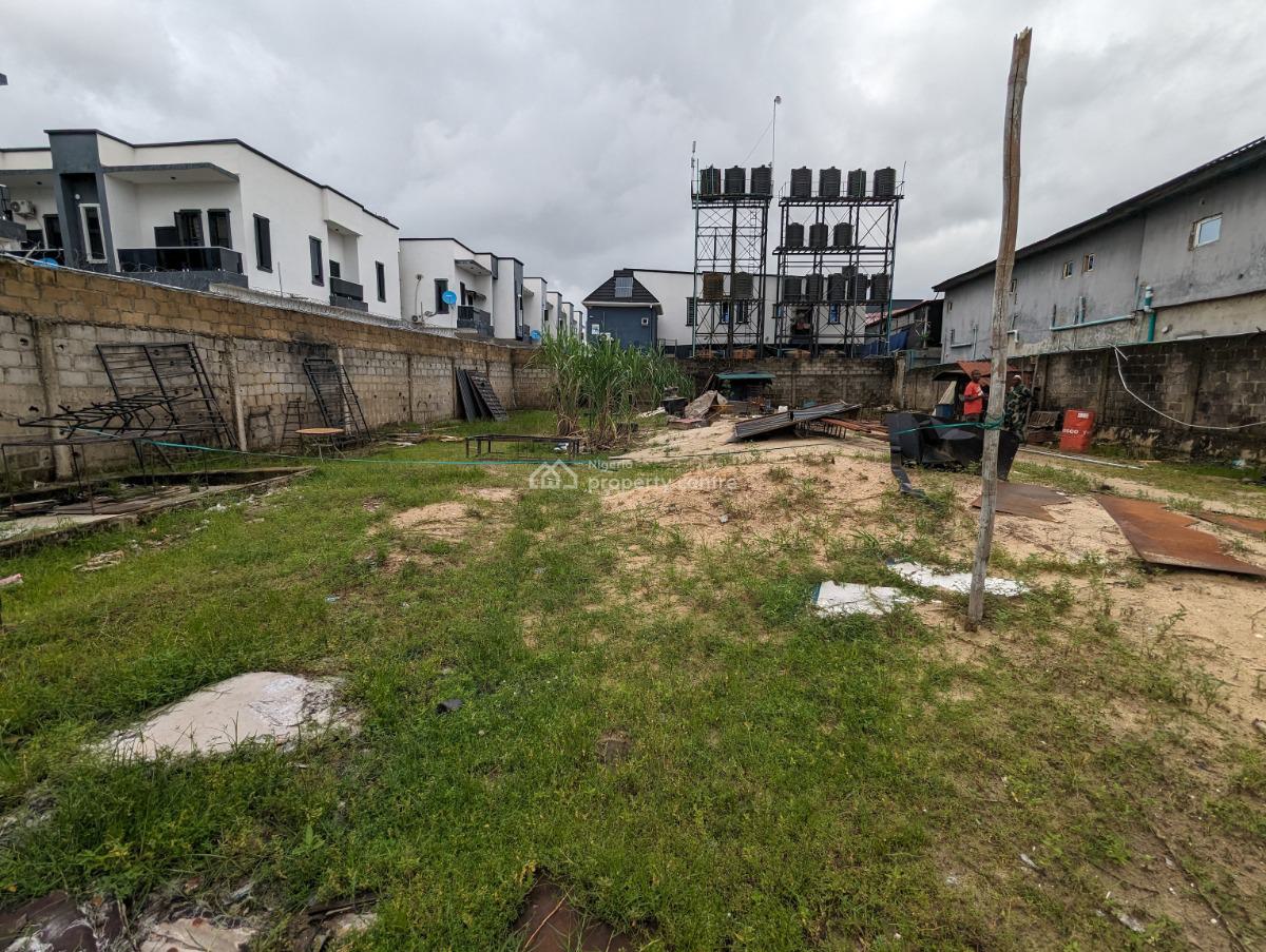 L-shaped 1207 Sqm Fenced Land with Deed, Addo Road, Ajah, Lagos, Mixed-use Land for Sale