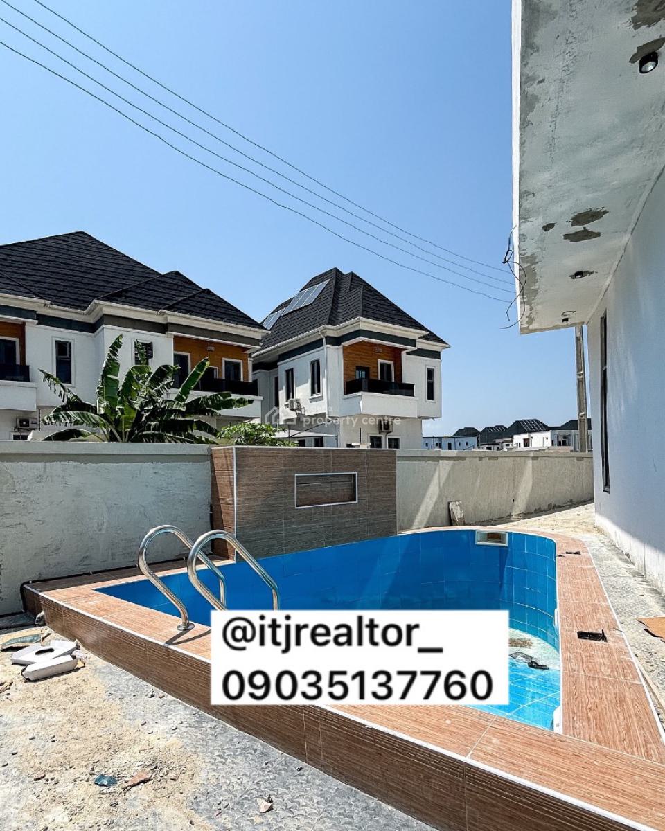 Stunning 5 Bedroom Detached Duplex with Pool and Bq, Orchid, Lekki, Lagos, Detached Duplex for Sale