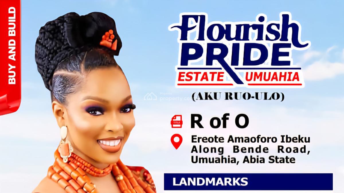 Luxury Plots at Flourish Pride Estate Near Stadium City - All Inclusiv, Flourish Pride Estate - Ereote Amaoforo Ibeku Along Bende Road, Umuahia, Abia, Mixed-use Land for Sale