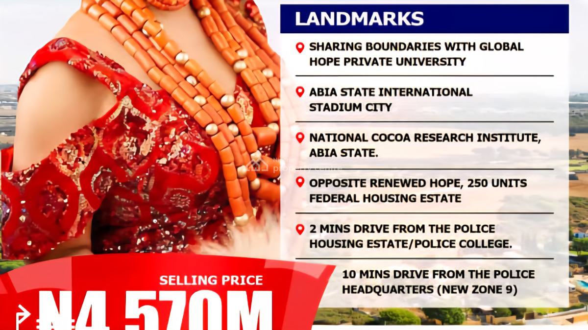 Luxury Plots at Flourish Pride Estate Near Stadium City - All Inclusiv, Flourish Pride Estate - Ereote Amaoforo Ibeku Along Bende Road, Umuahia, Abia, Mixed-use Land for Sale