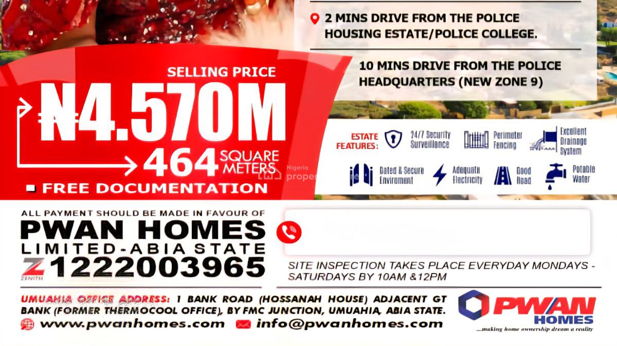 Luxury Plots at Flourish Pride Estate Near Stadium City - All Inclusiv, Flourish Pride Estate - Ereote Amaoforo Ibeku Along Bende Road, Umuahia, Abia, Mixed-use Land for Sale
