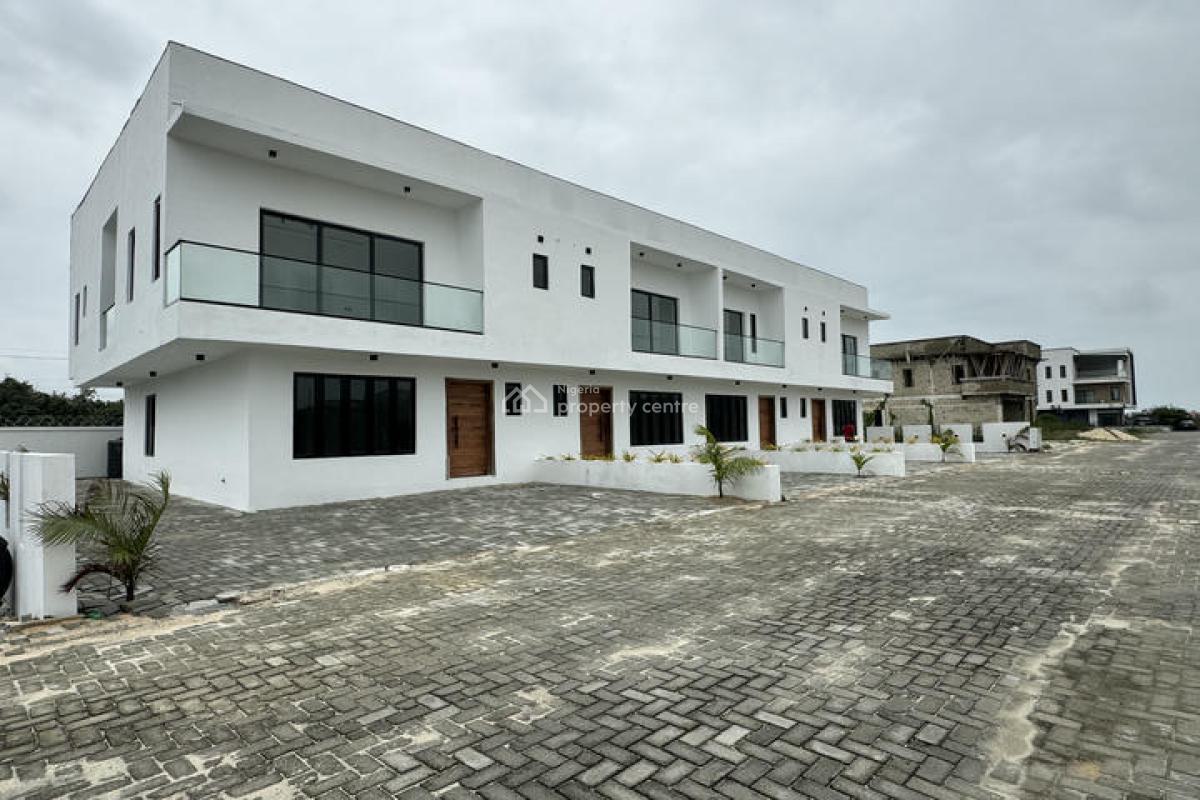Contemporary 3 Bedroom Terrace Duplex with Boys Quarter, Ajah, Lagos, Terraced Duplex for Sale