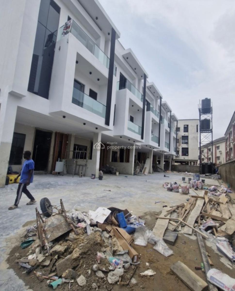 4 Bedroom Terrace with 24hours Electricity, Osapa London, Osapa, Lekki, Lagos, Terraced Duplex for Sale