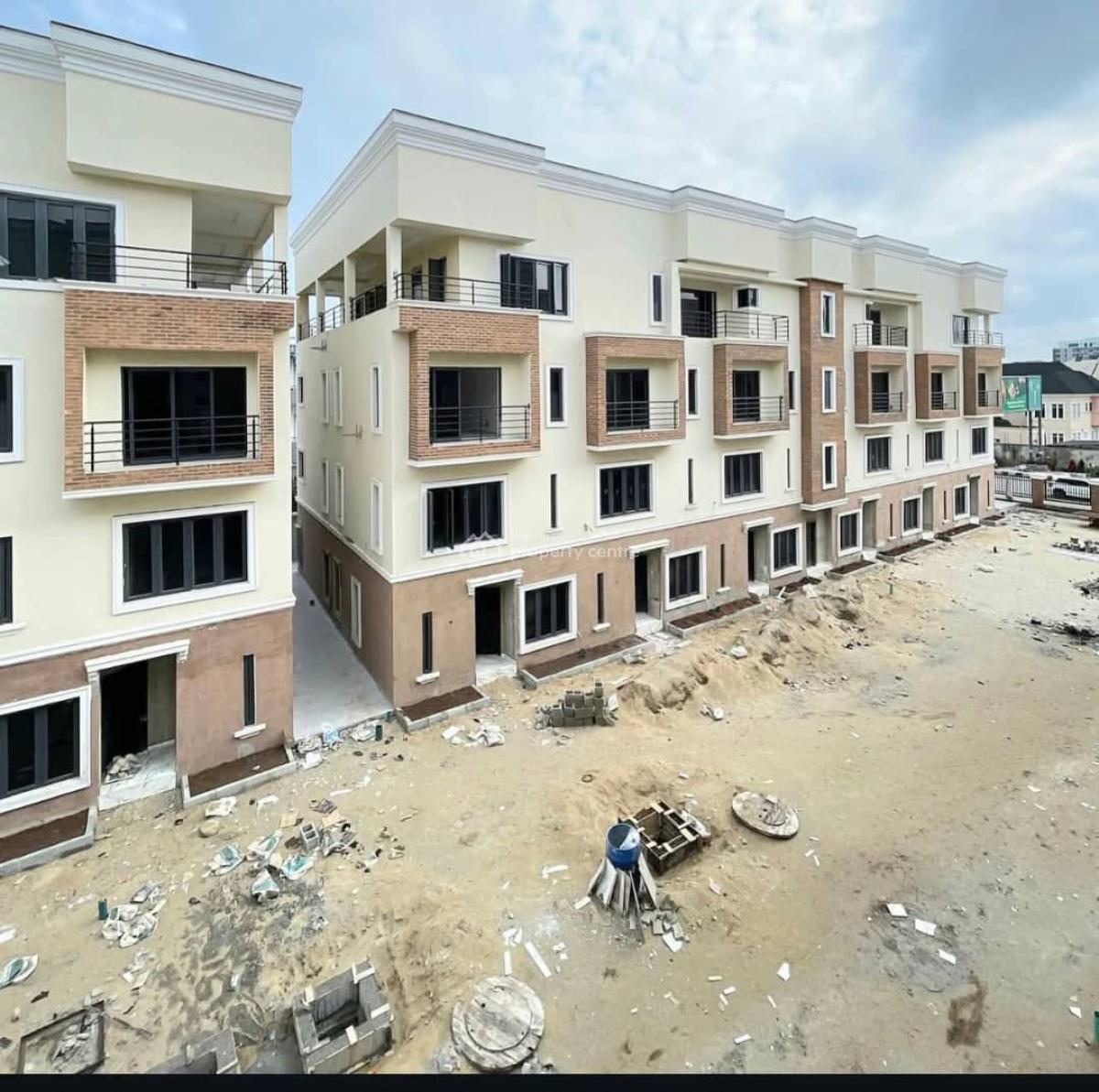 Spacious 4 Bedroom Terrace Duplex with Pool, Gym & Bq, Lekki Phase 1, Lekki, Lagos, Terraced Duplex for Sale