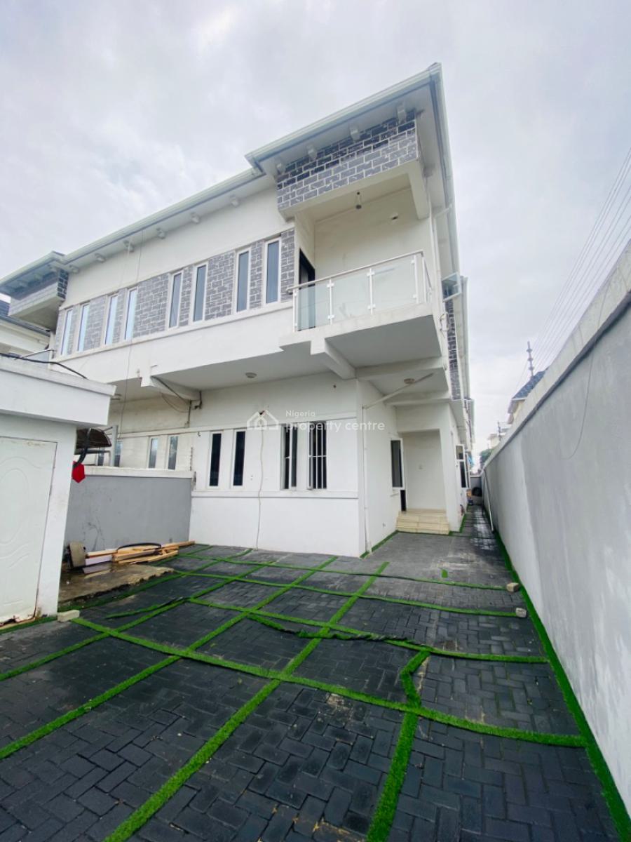 Spacious 4 Bedroom Semi Detached Duplex with Bq and Inverter, Chevron, Lekki, Lagos, Semi-detached Duplex for Rent