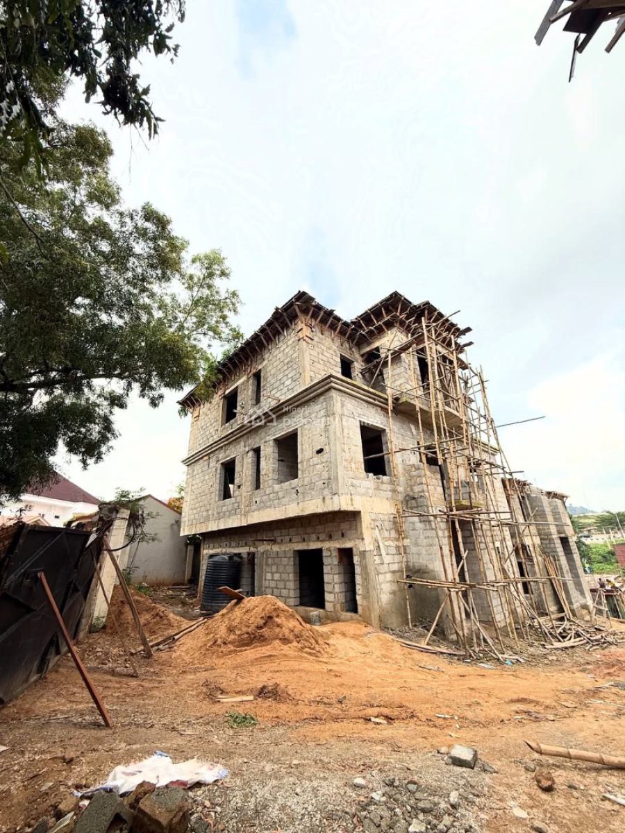 Semi Finished 6 Bedroom Detached Duplex with Elevator and Bq, Maitama Main, Maitama District, Abuja, Detached Duplex for Sale