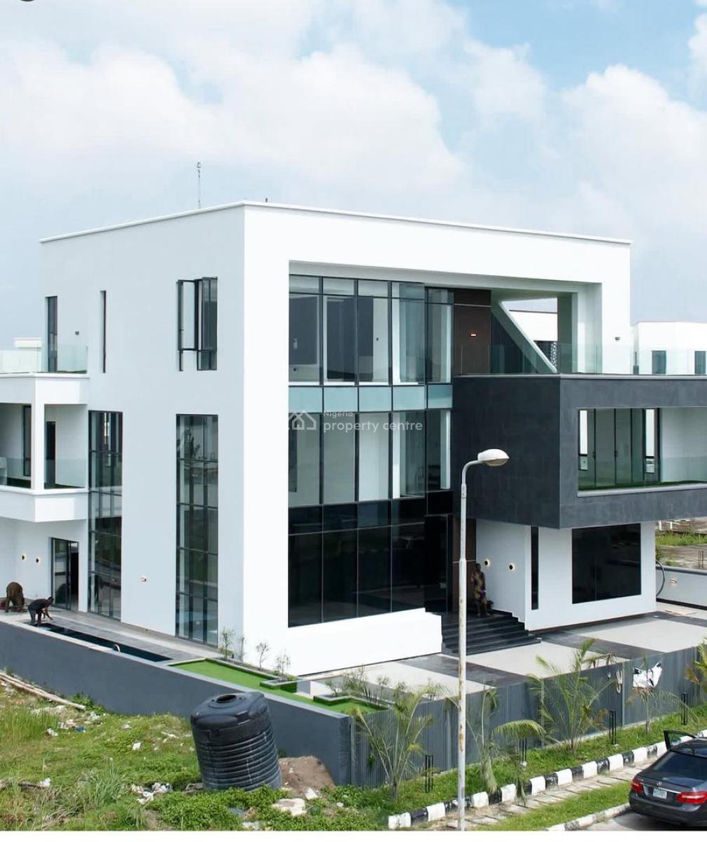 Grand Living! Bold Design! 5 Spacious Bedroom + 2 Bq, Pinnock Place, Osapa, Lekki, Lagos, Detached Duplex for Sale
