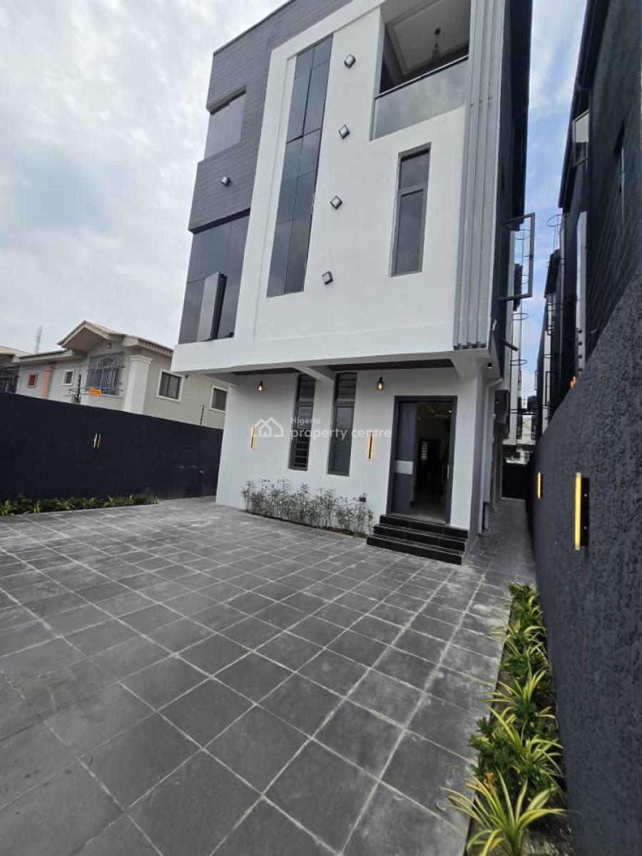 Brand New Smart 5 Bedrooms Home with Bq, Off Durosimi Etti Road, Lekki Phase 1, Lekki, Lagos, Detached Duplex for Sale