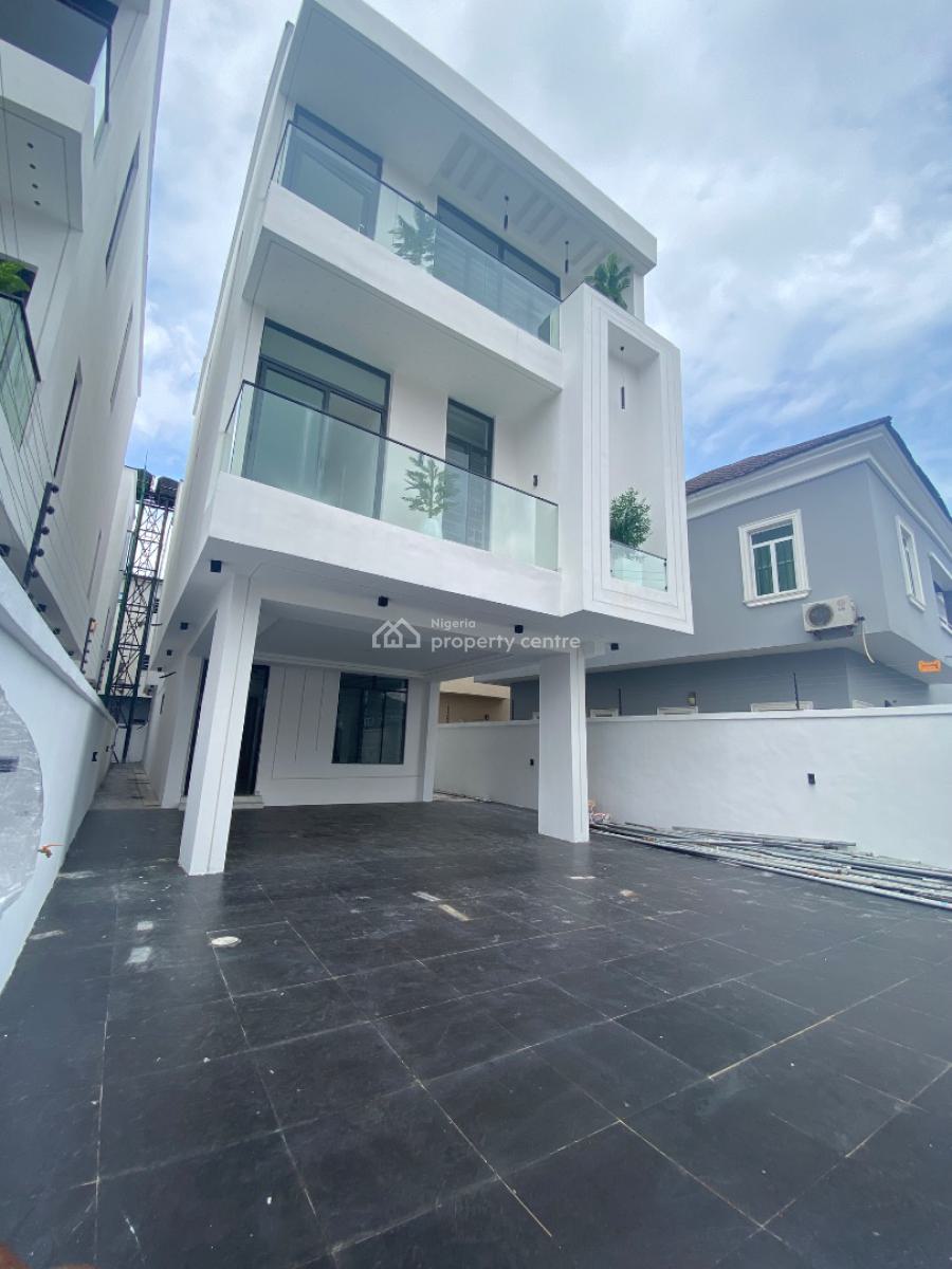 Luxury 6 Bedroom Duplex with Pool, 2kitchen and 2balconies, Chevron, Lekki, Lagos, Detached Duplex for Sale