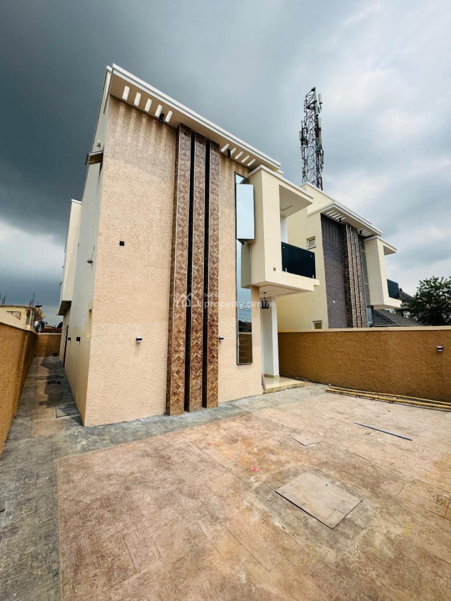 Alluring 5 Bedroom Fully Detached Duplex Plus Bq, Exquisitely Designed Home with Bq in a Serene Neighborhood, Ojodu, Lagos, Detached Duplex for Sale