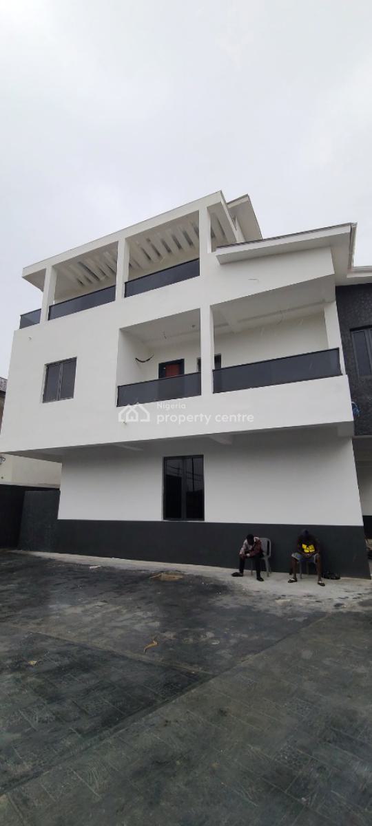 Magnificently Built 4 Bedroom Terrace Duplex +bq, Off Adeniran Ogunsanya, Surulere, Lagos, Terraced Duplex for Sale