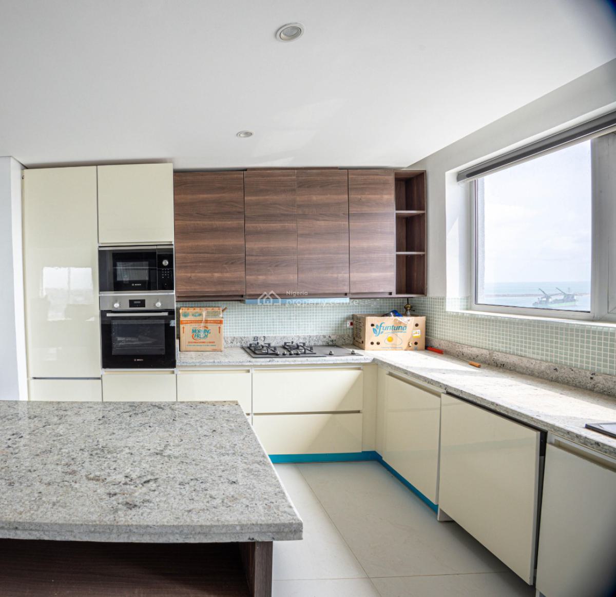 Fully Furnished 4 Bedroom Pent House  with a Room Bq, Blue Waters, Lekki, Lagos, House for Rent