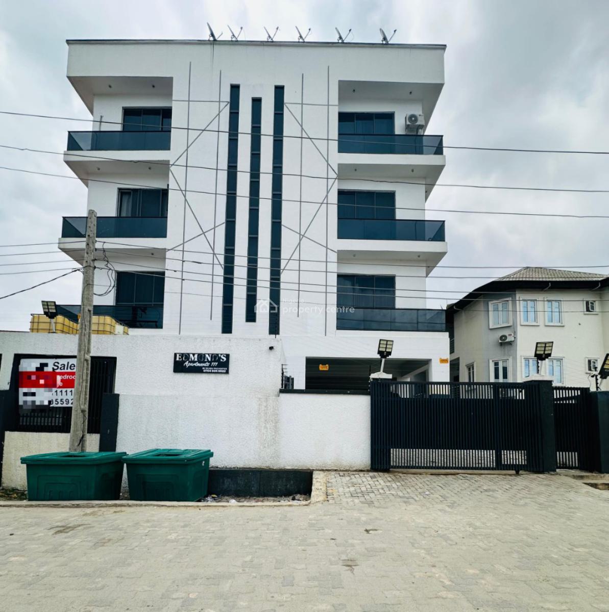 Stunning 2 Bedroom Apartment in a Secured Estate, Spg Road, Lekki, Lagos, Block of Flats for Sale