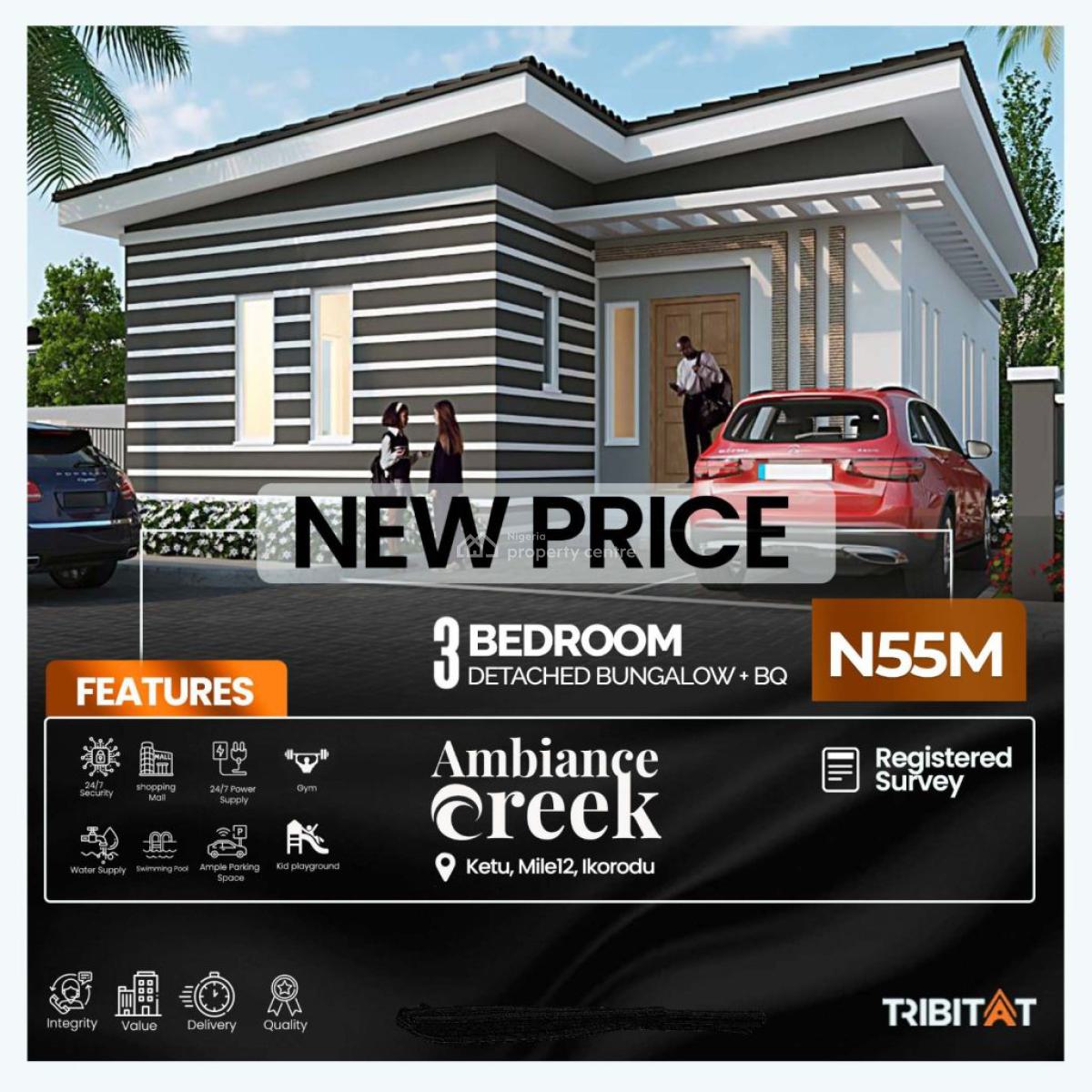 Ambiance Creek, Ketu Mile 12 Lagos, Ketu, Lagos, Land for Sale
