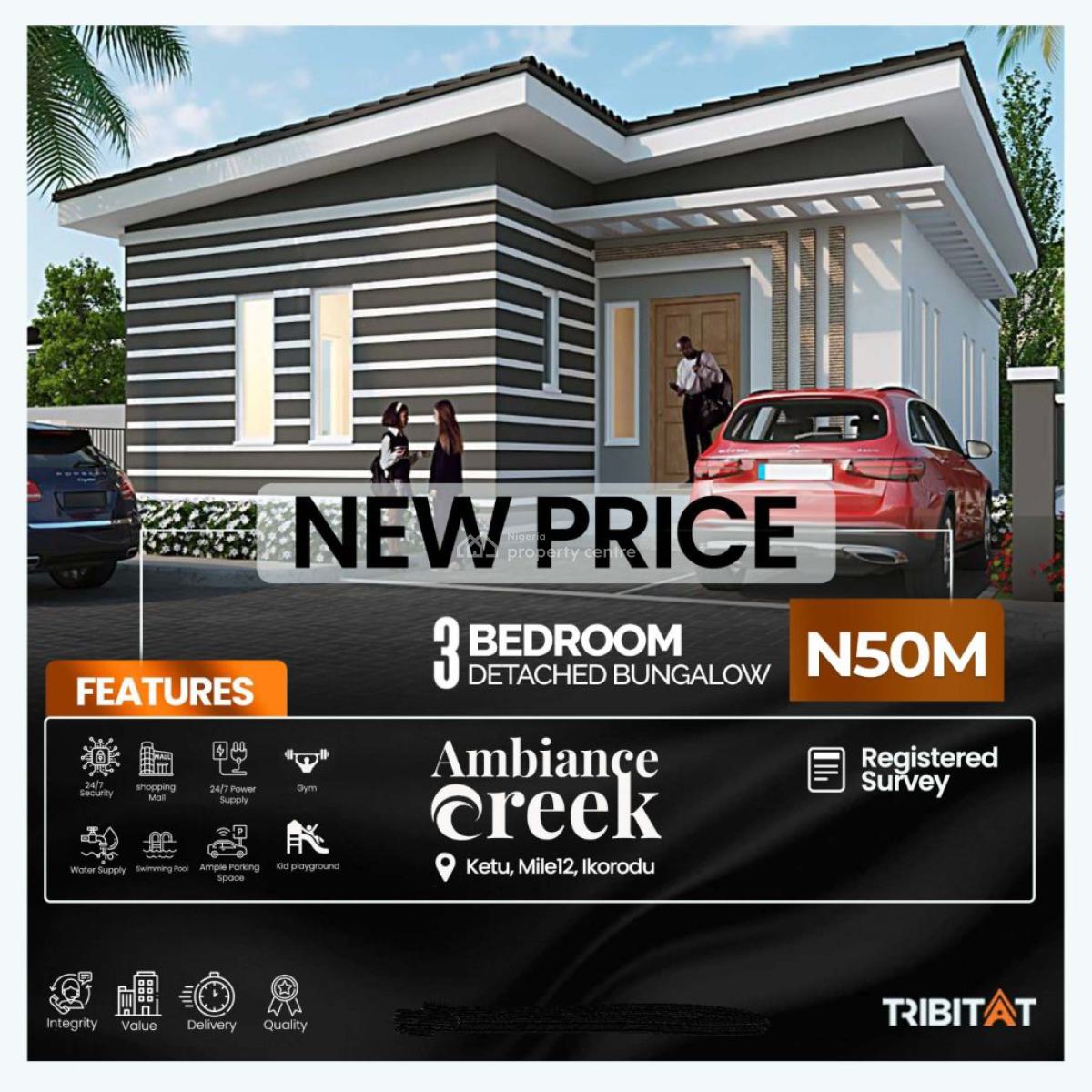 Ambiance Creek, Ketu Mile 12 Lagos, Ketu, Lagos, Land for Sale