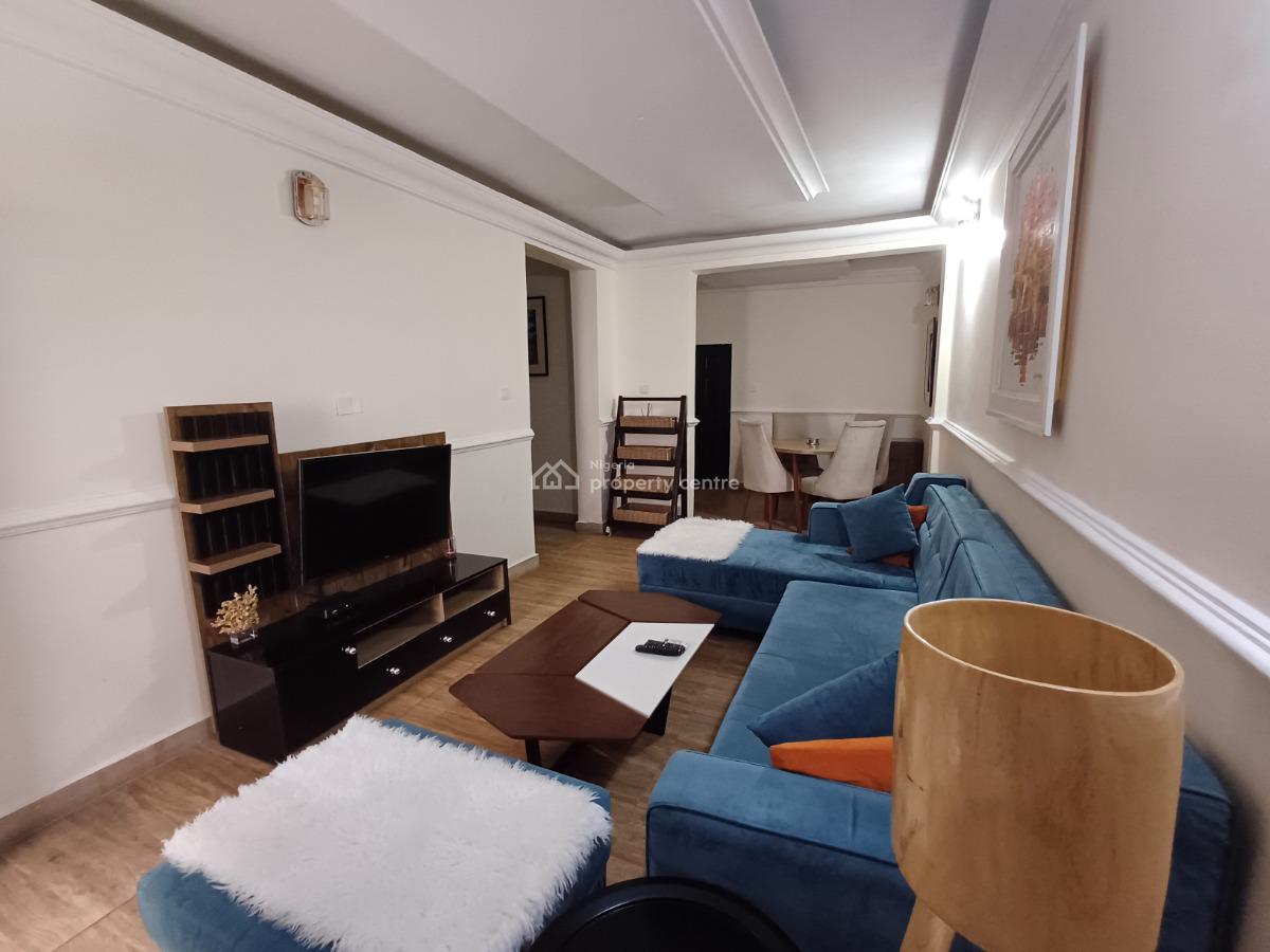 Serviced Fully Furnished 2 Bedroom Flat on The Ground Floor, Wuse 2, Abuja, Flat / Apartment for Rent