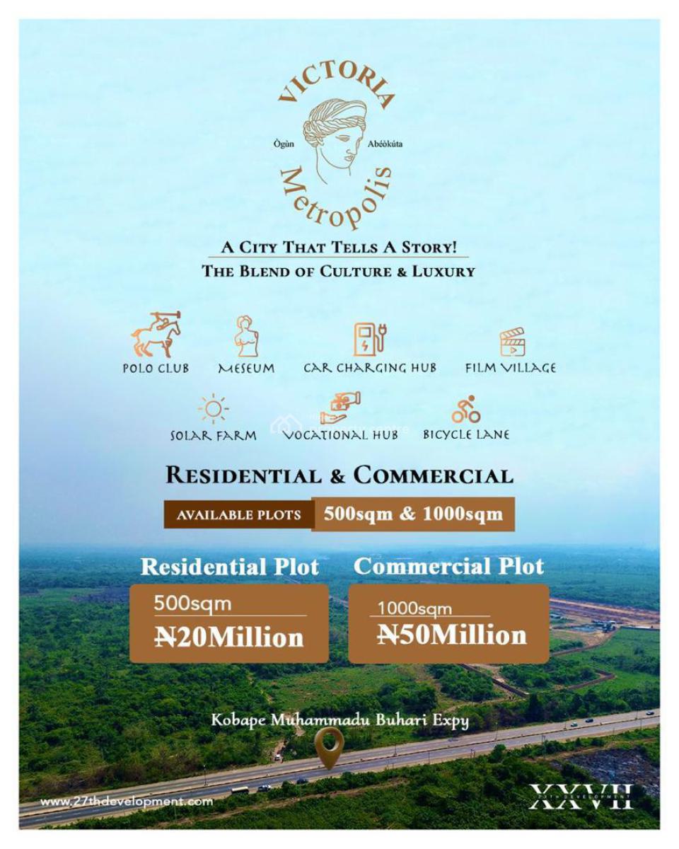 Service Residential Estate Land with C of O Title Buy and Build, Close to  Muhammadu Buhari Express Way Top Notch Premium Luxury Estate, Abeokuta South, Ogun, Residential Land for Sale