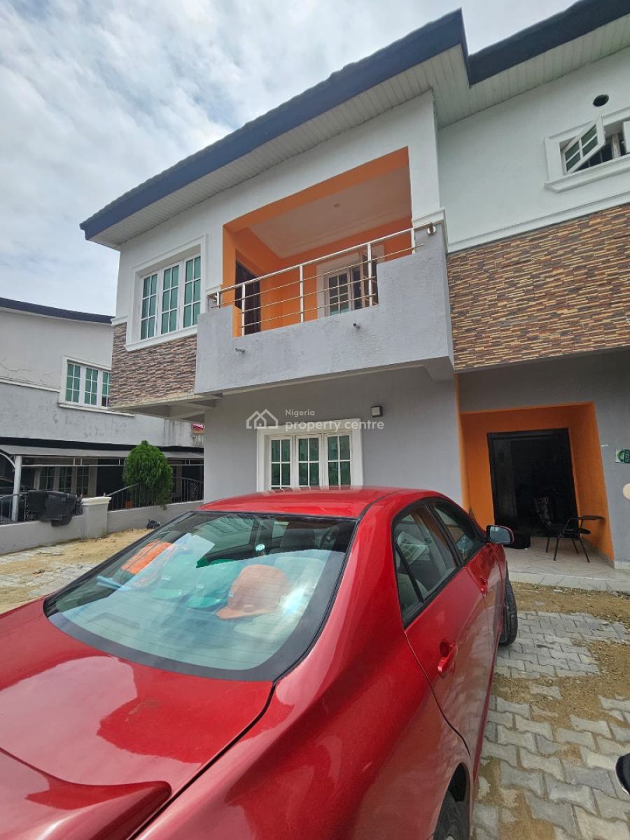Lovely 4 Bedroom Semi Detached Duplex with Bq in a Secured Estate., Chevron, Lekki, Lagos, Semi-detached Duplex for Rent