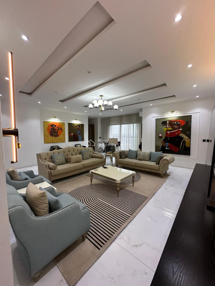 Luxury Fully Serviced 3 Bedroom Flat with a Room Bq, Lekki Phase 1, Lekki, Lagos, Flat / Apartment for Sale