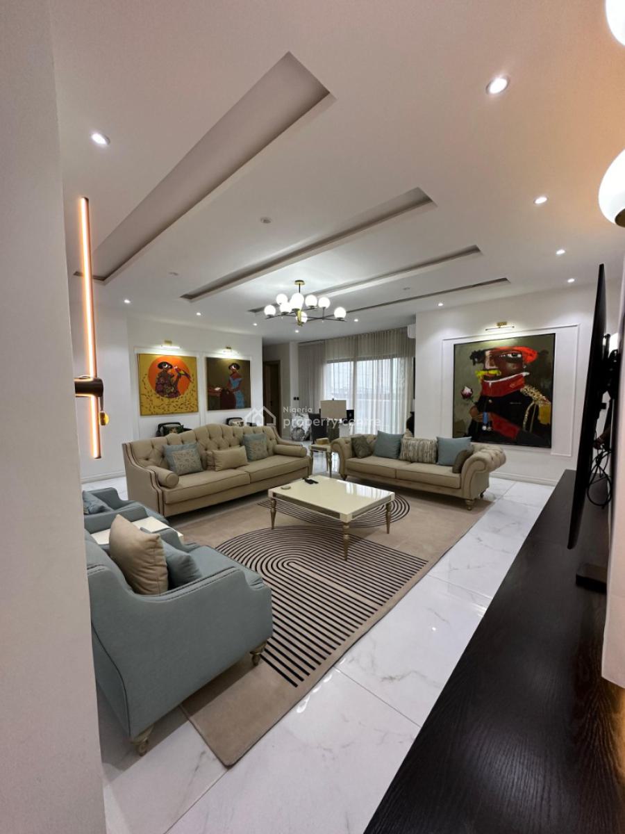 Luxury Fully Serviced 3 Bedroom Flat with a Room Bq, Lekki Phase 1, Lekki, Lagos, Flat / Apartment for Sale