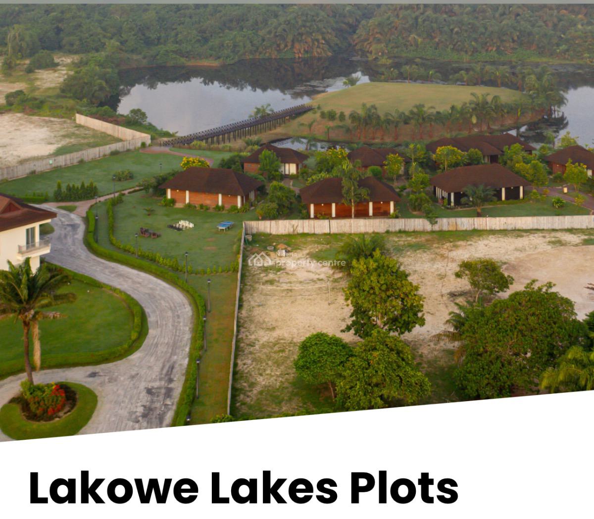 Plots of Land, Lakowe Lakes Estate, Lakowe, Ibeju Lekki, Lagos, Residential Land for Sale