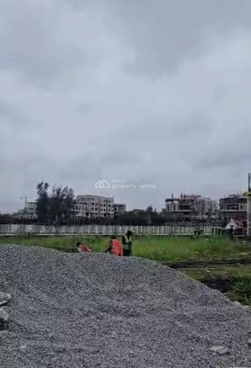 Waterfront Bareland Land Measuring 1000sqm, Aqua Estate, Patrick Harbour, Banana Island, Ikoyi, Lagos, Residential Land for Sale