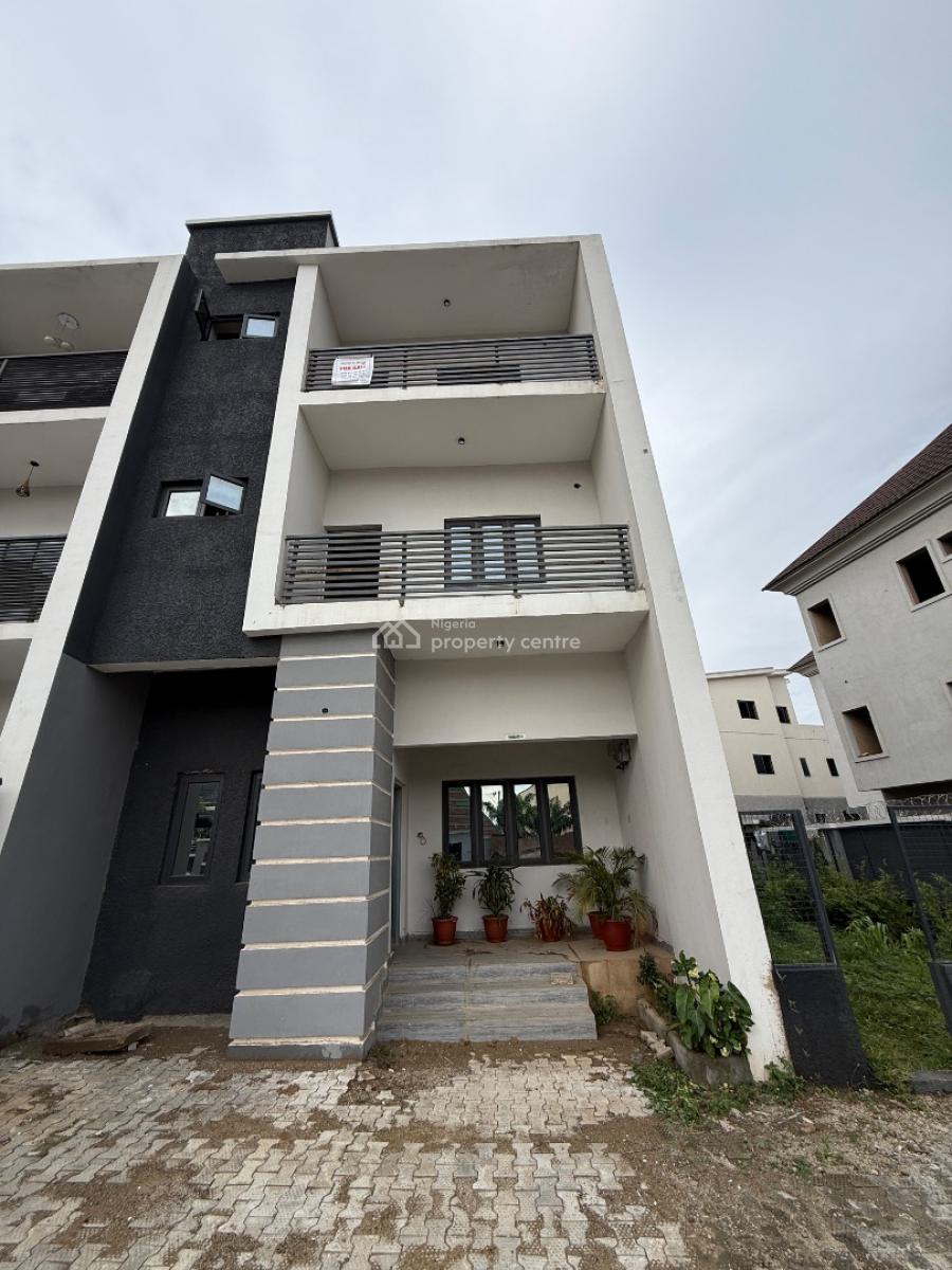 4 Bedroom Terrace with a Bq, Lifecamp Main After Berger Clinic, Life Camp, Abuja, Terraced Duplex for Sale