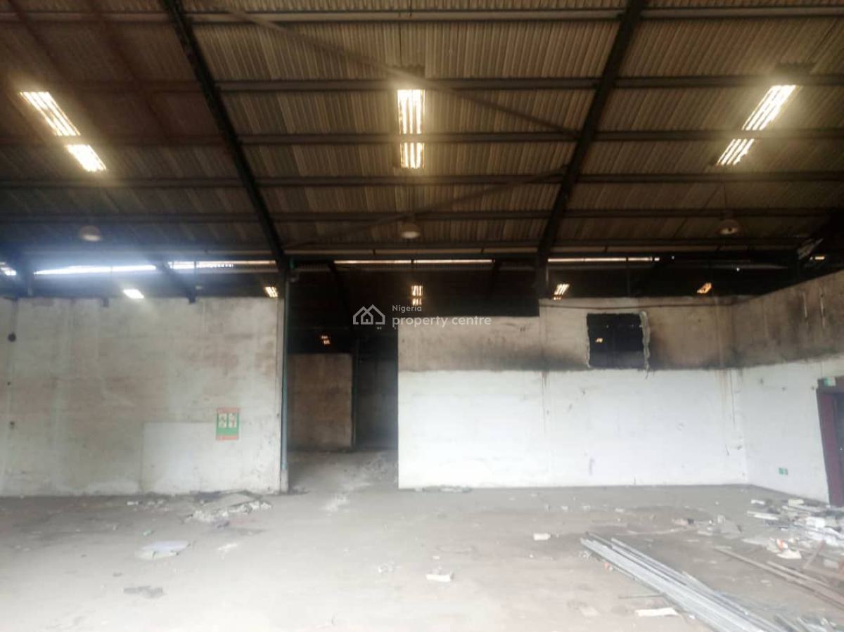 Approximately 4,175sqm Warehouse Space + Office Rooms  and Gate House, Oregun, Ikeja, Lagos, Warehouse for Rent