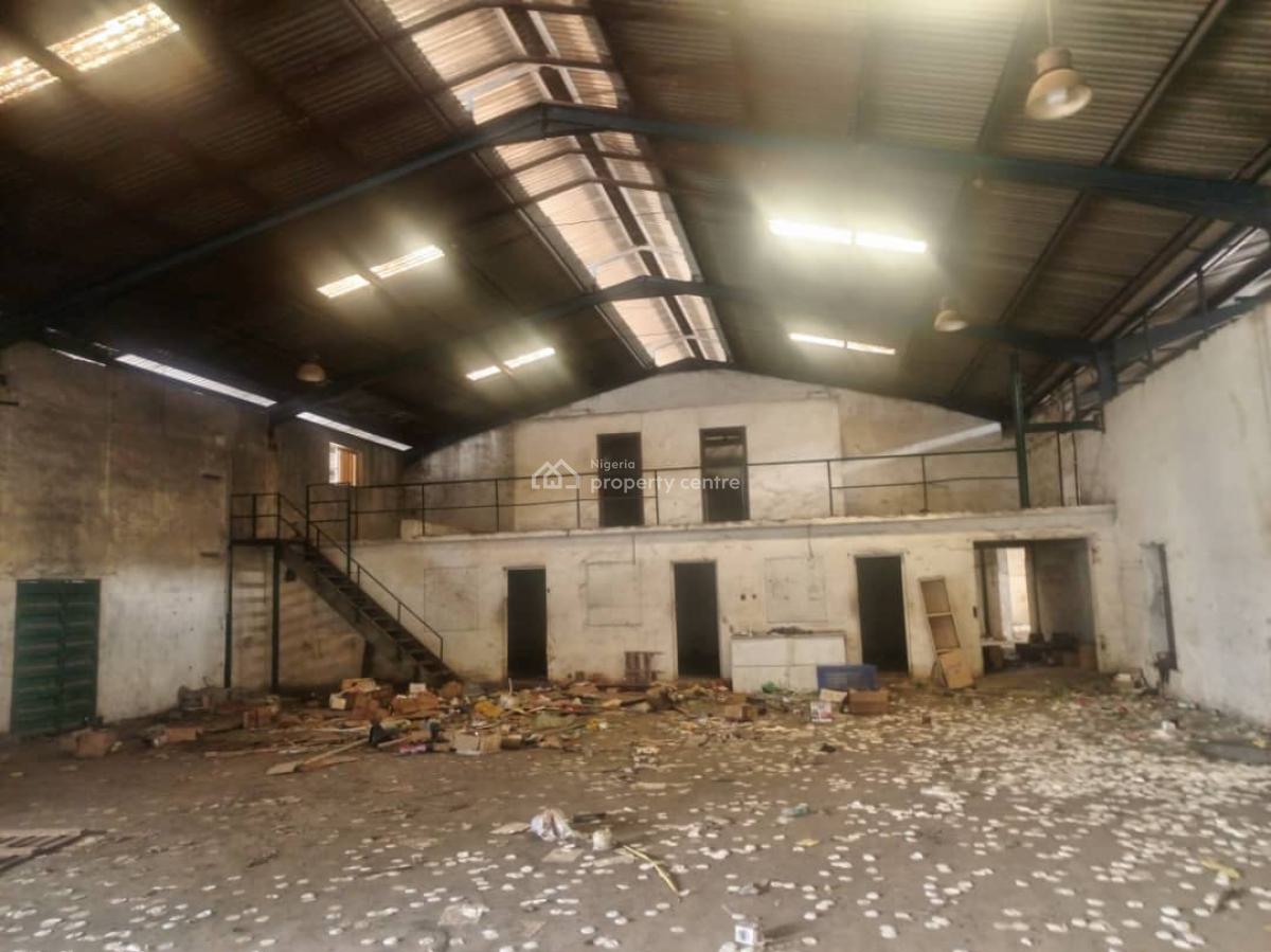 Approximately 4,175sqm Warehouse Space + Office Rooms  and Gate House, Oregun, Ikeja, Lagos, Warehouse for Rent