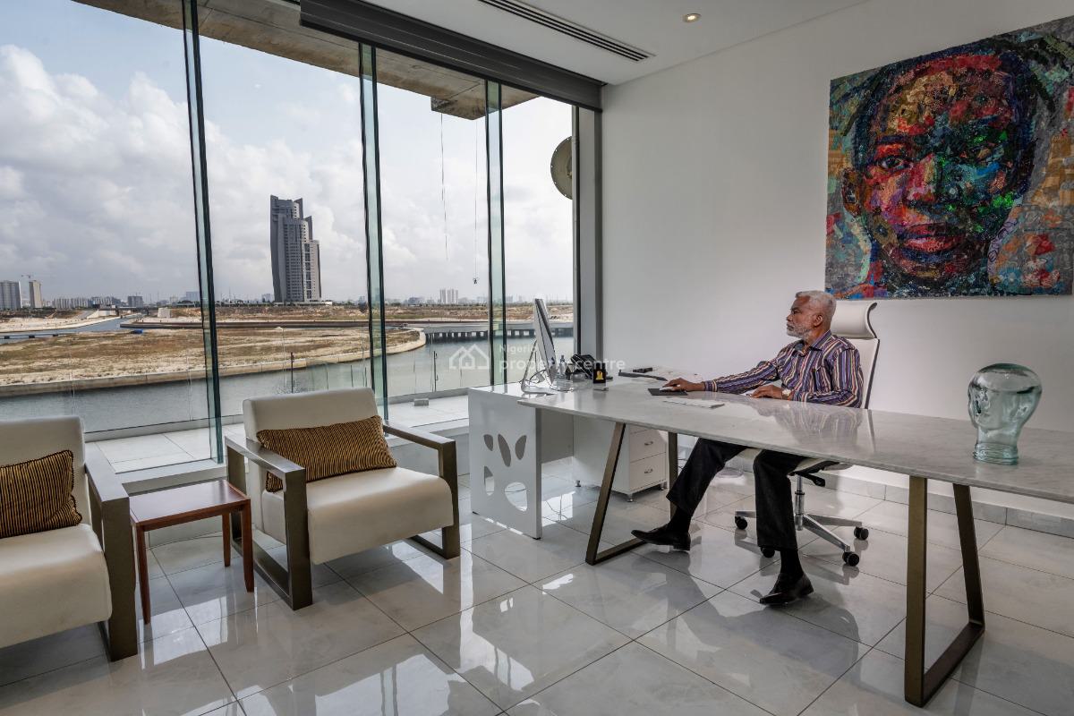 Exquisite 4-bedroom Luxury Apartment with Bq + Marina Waterfront View, Eko Atlantic City, Lagos, Block of Flats for Sale
