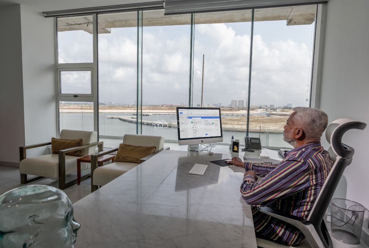 Exquisite 4-bedroom Luxury Apartment with Bq + Marina Waterfront View, Eko Atlantic City, Lagos, Block of Flats for Sale