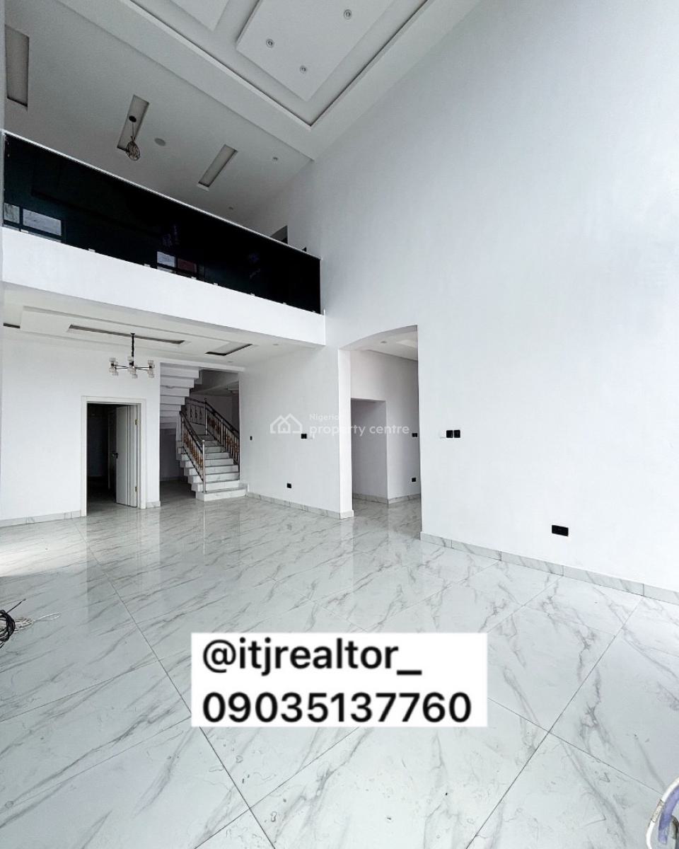 Stunning 5 Bedroom Detached Duplex with Swimming Pool and Bq, Chevron, Lekki, Lagos, Detached Duplex for Sale