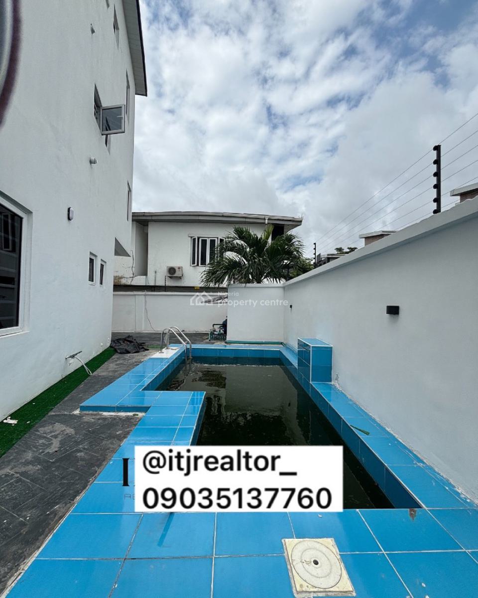 Stunning 5 Bedroom Detached Duplex with Swimming Pool and Bq, Chevron, Lekki, Lagos, Detached Duplex for Sale