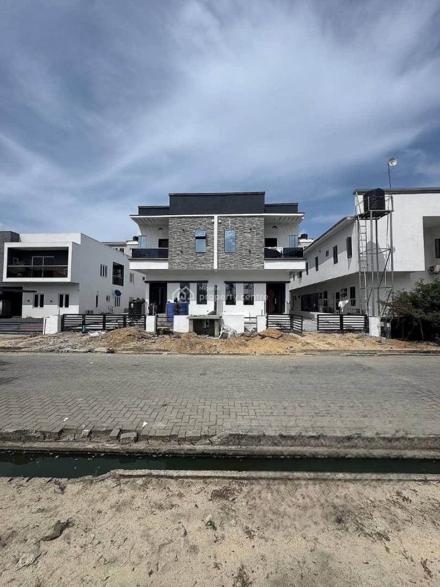 Beautiful 4 Bedroom Semi Detached Duplex with Bq in Serene Estate, Orchid Road, Lekki, Lagos, Semi-detached Duplex for Sale