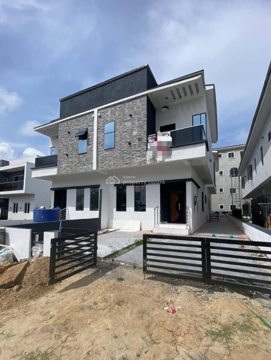 Beautiful 4 Bedroom Semi Detached Duplex with Bq in Serene Estate, Orchid Road, Lekki, Lagos, Semi-detached Duplex for Sale