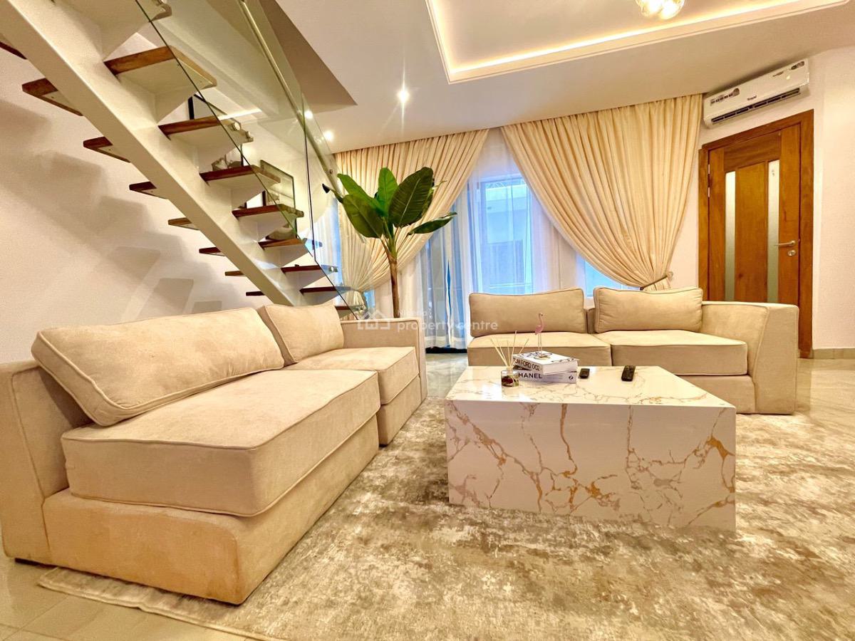 Brand New 2 Bedroom Maisonette with Ps5 and Swimming Pool, Lekki Phase 1, Lekki, Lagos, Flat / Apartment Short Let