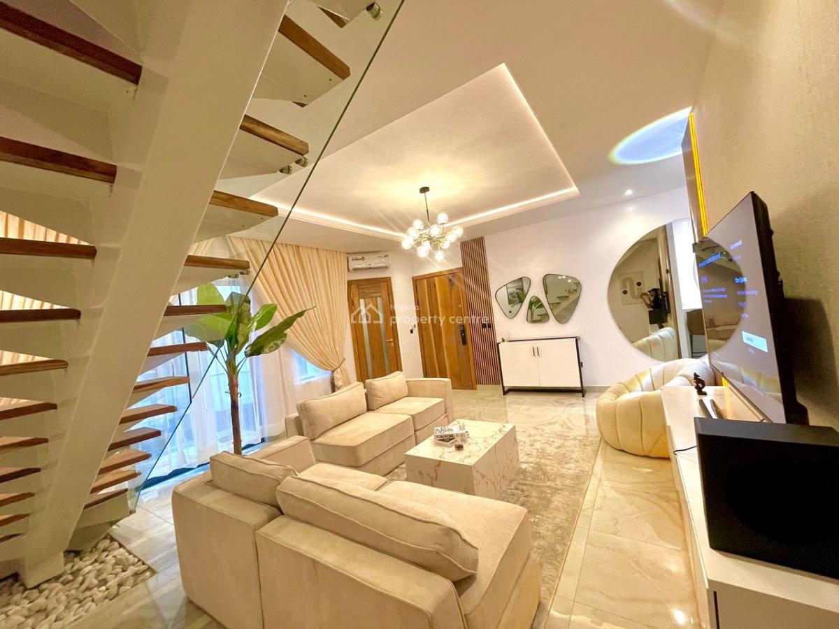 Brand New 2 Bedroom Maisonette with Ps5 and Swimming Pool, Lekki Phase 1, Lekki, Lagos, Flat / Apartment Short Let