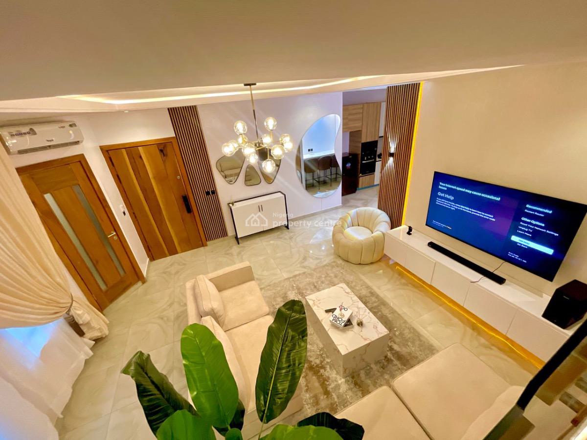 Brand New 2 Bedroom Maisonette with Ps5 and Swimming Pool, Lekki Phase 1, Lekki, Lagos, Flat / Apartment Short Let