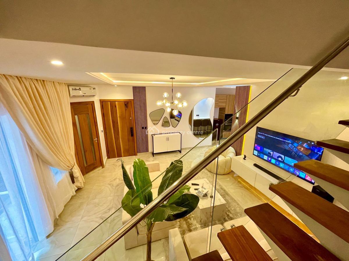 Brand New 2 Bedroom Maisonette with Ps5 and Swimming Pool, Lekki Phase 1, Lekki, Lagos, Flat / Apartment Short Let