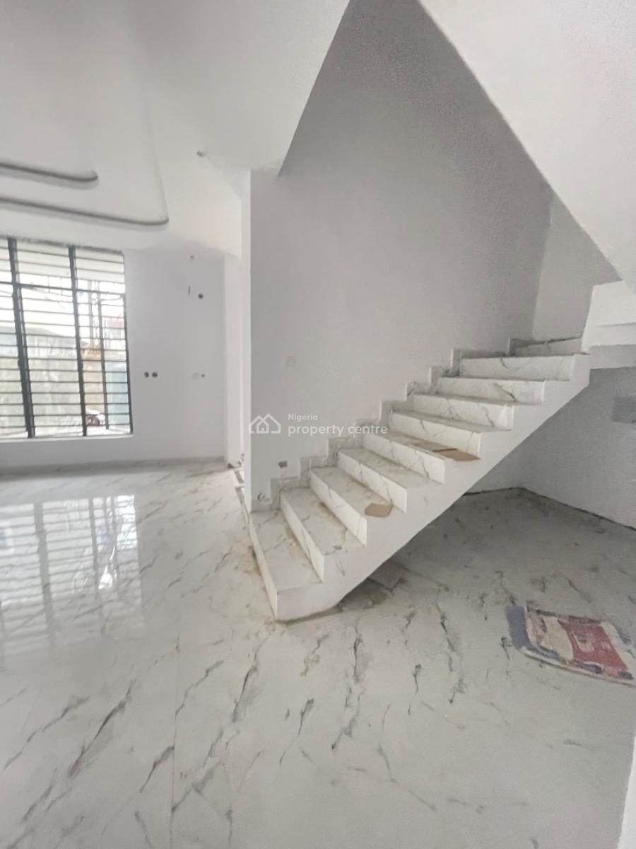 Luxury Brand New 4 Bedroom Terrace Duplex, Located Inside an Estate,good Road and Beautiful Fitted Kitchen, Sangotedo, Ajah, Lagos, Flat / Apartment for Rent