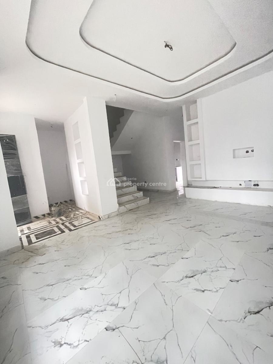 Luxury Brand New 4 Bedroom Terrace Duplex, Located Inside an Estate,good Road and Beautiful Fitted Kitchen, Sangotedo, Ajah, Lagos, Flat / Apartment for Rent