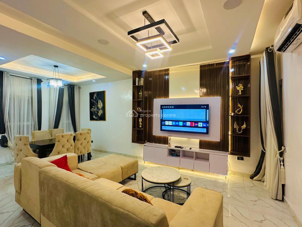 Luxury Fully Furnished and Serviced 3-bedroom Terrace Duplex, Harris Drive, Vgc Extension, Vgc, Lekki, Lagos, Terraced Duplex for Rent