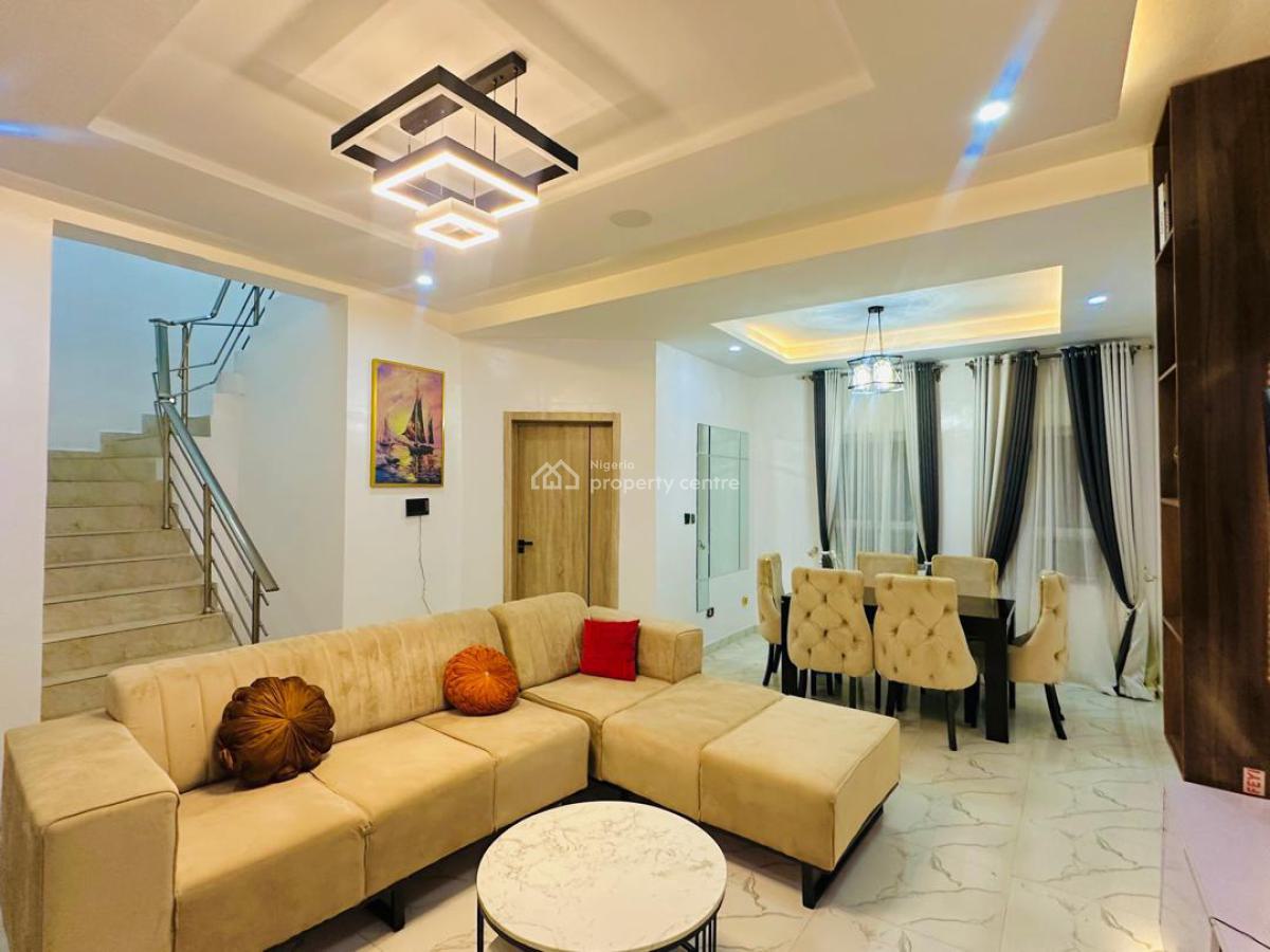 Luxury Fully Furnished and Serviced 3-bedroom Terrace Duplex, Harris Drive, Vgc Extension, Vgc, Lekki, Lagos, Terraced Duplex for Rent