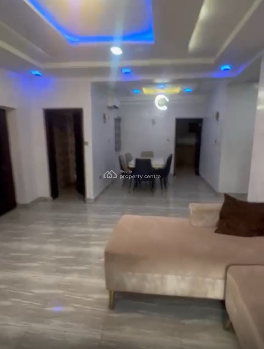 Clean Furnished 2 Bedroom Flat, with Furnished Bq, Gen,1st Floor, By Arab, Utako, Abuja, Flat / Apartment for Rent
