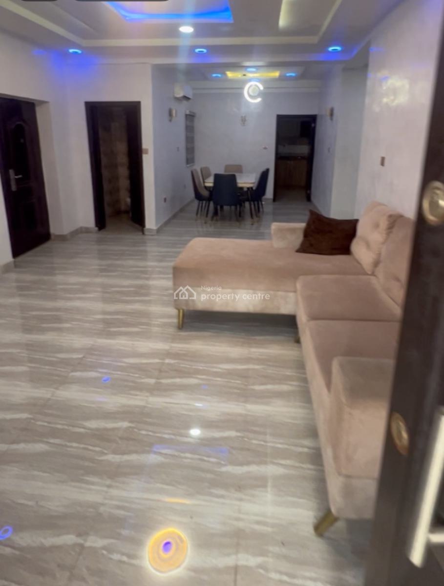 Clean Furnished 2 Bedroom Flat, with Furnished Bq, Gen,1st Floor, By Arab, Utako, Abuja, Flat / Apartment for Rent