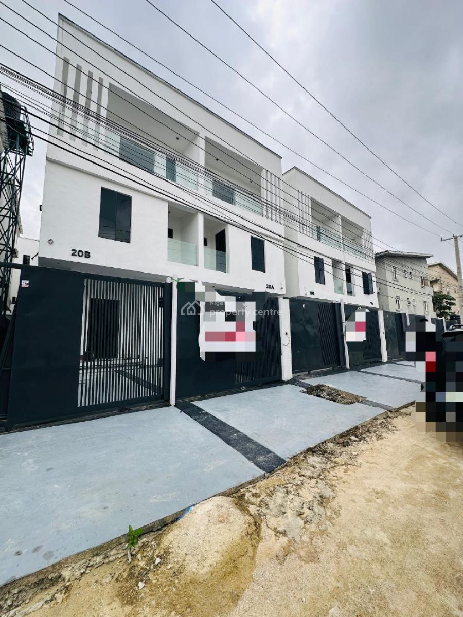 Gorgeously Built 4 Bedroom Semi-detached Duplex with Bq, Agungi, Lekki, Lagos, Semi-detached Duplex for Sale
