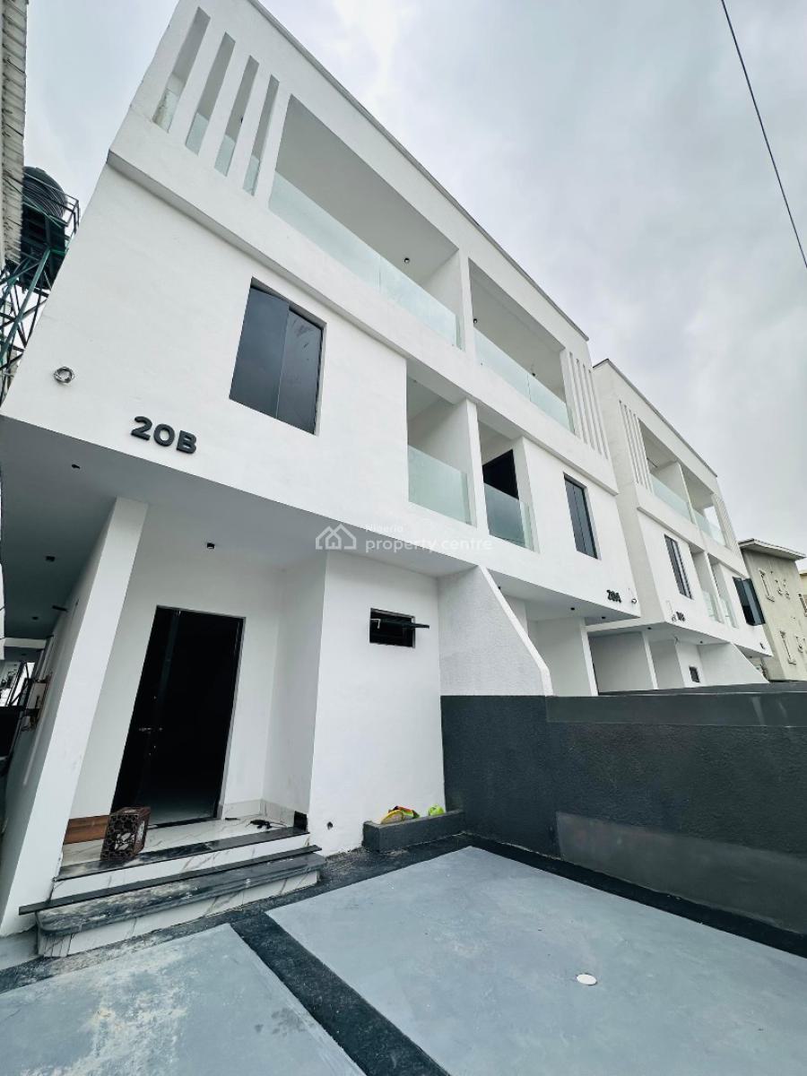Gorgeously Built 4 Bedroom Semi-detached Duplex with Bq, Agungi, Lekki, Lagos, Semi-detached Duplex for Sale