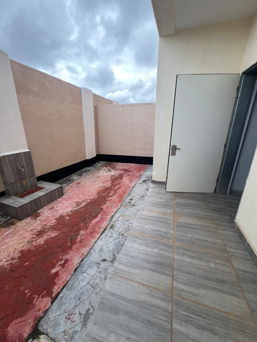 Standard 2 Bedroom Terrace Duplex with 3 Toilets, Inside a Well Secured Estate Along Sunnyvale Expressway, Galadimawa, Abuja, Terraced Duplex for Rent