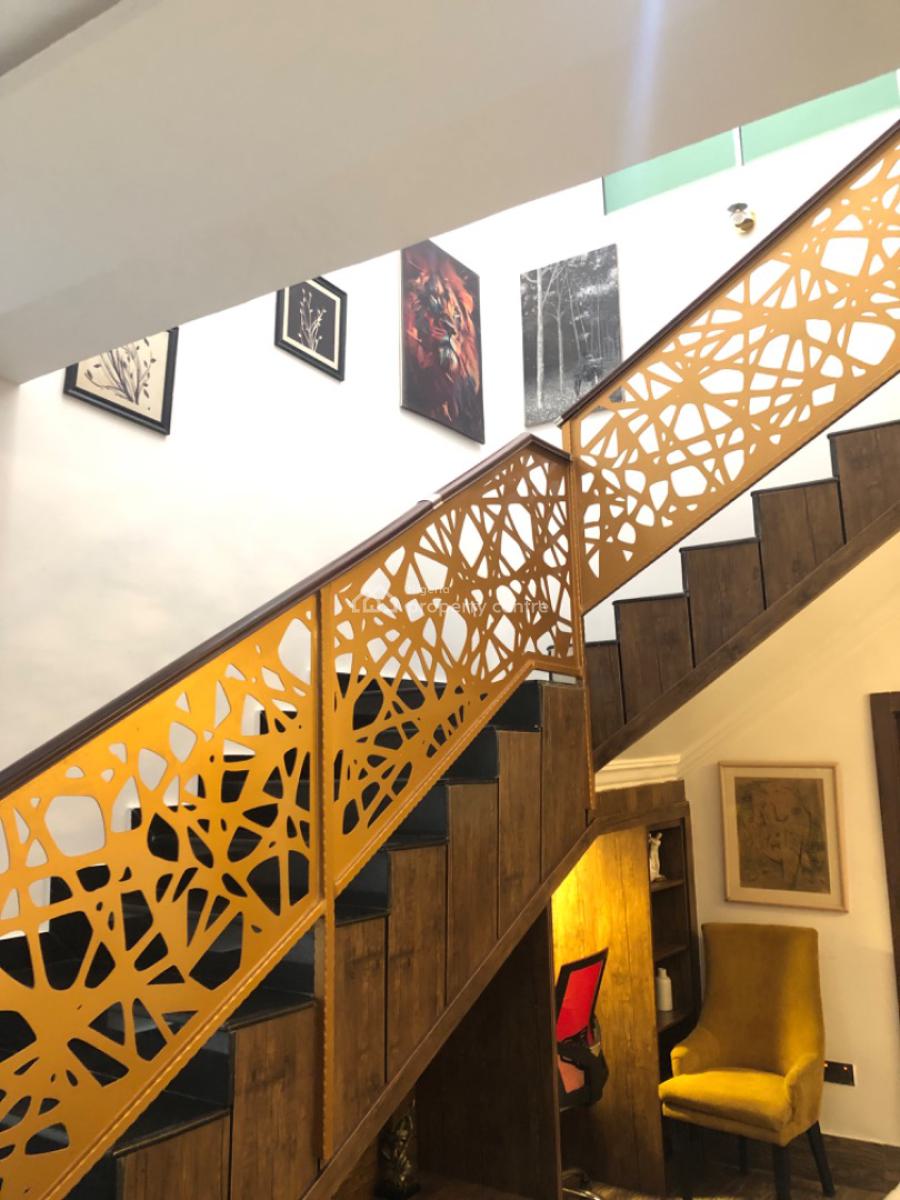 3 Bedroom Fully Furnished Terrace Apartment, Meadow Hall Way, Ikate, Lekki, Lagos, Terraced Duplex Short Let
