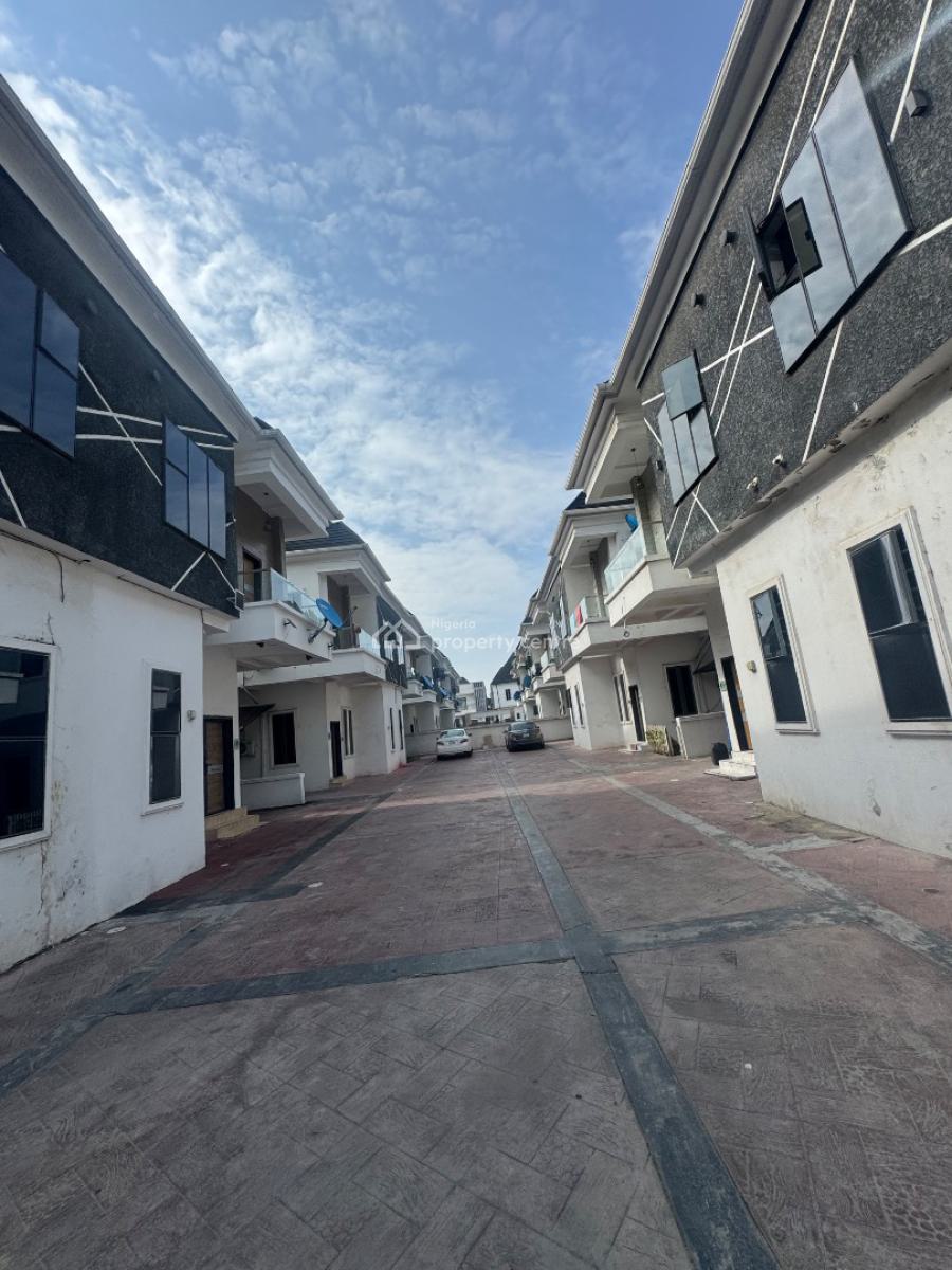 Cheapest Semi Detached Lovely 4 Bedrom Duplex with a Bq, Orchid Road Before Round About, Lekki, Lagos, Semi-detached Duplex for Sale